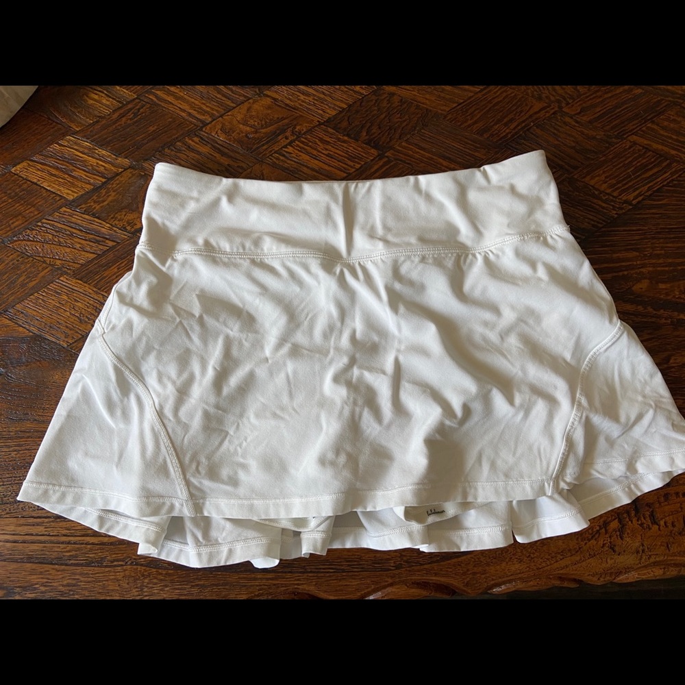 Lululemon white skirt